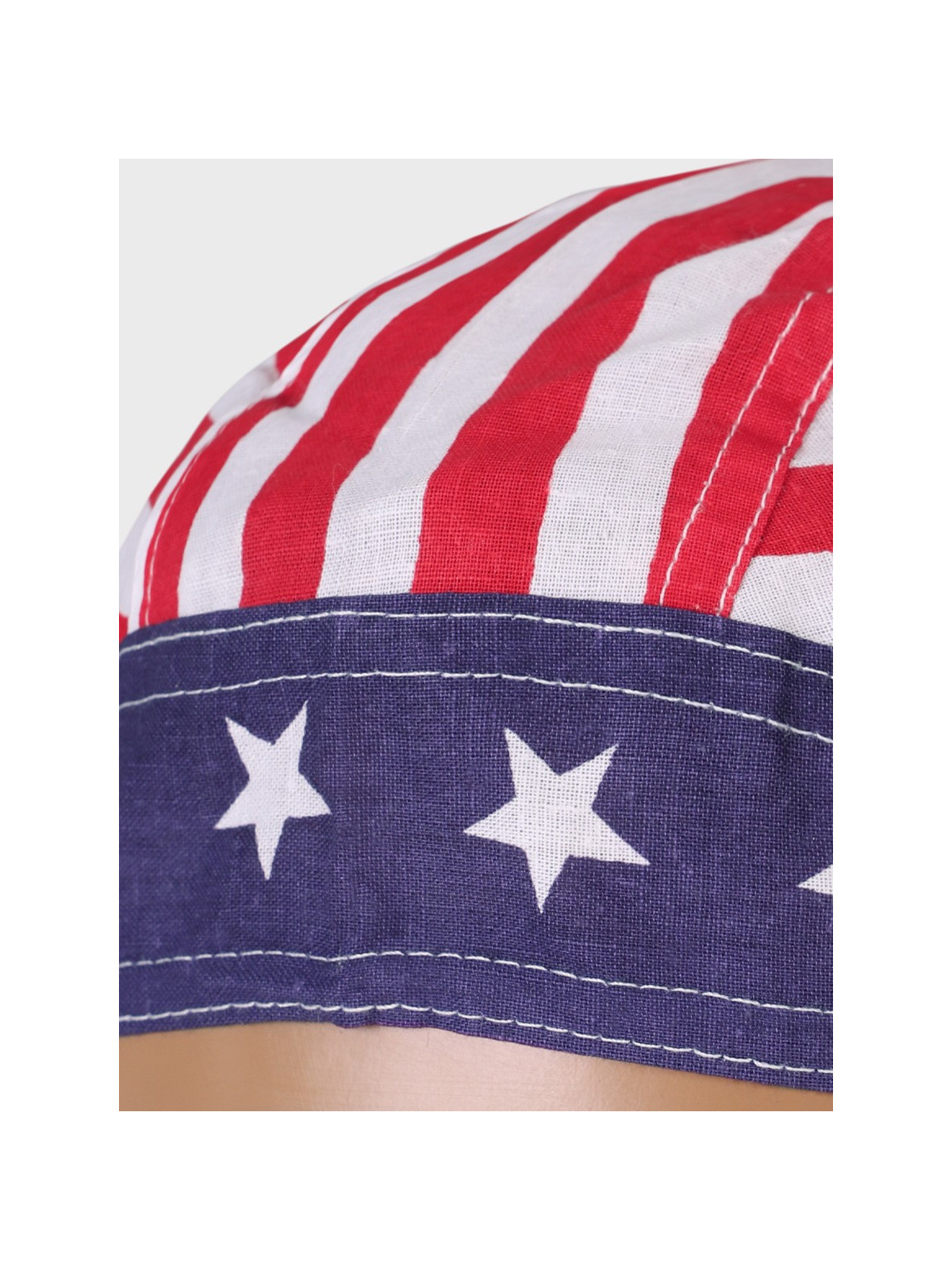 FOSTEX GARMENTS Chusta bandana bandama czapka Headwrap red/white striper