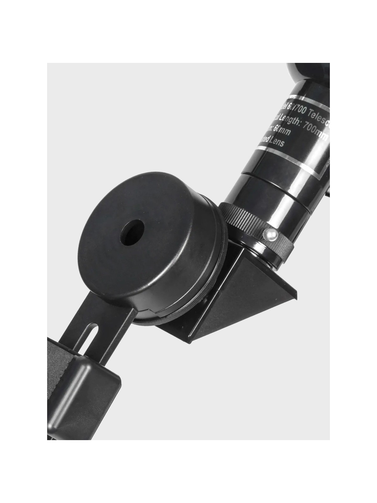 OPTICON Teleskop Astronomiczny Phobos 60F700 z Adapterem na Telefon i Pokrowcem Czarny