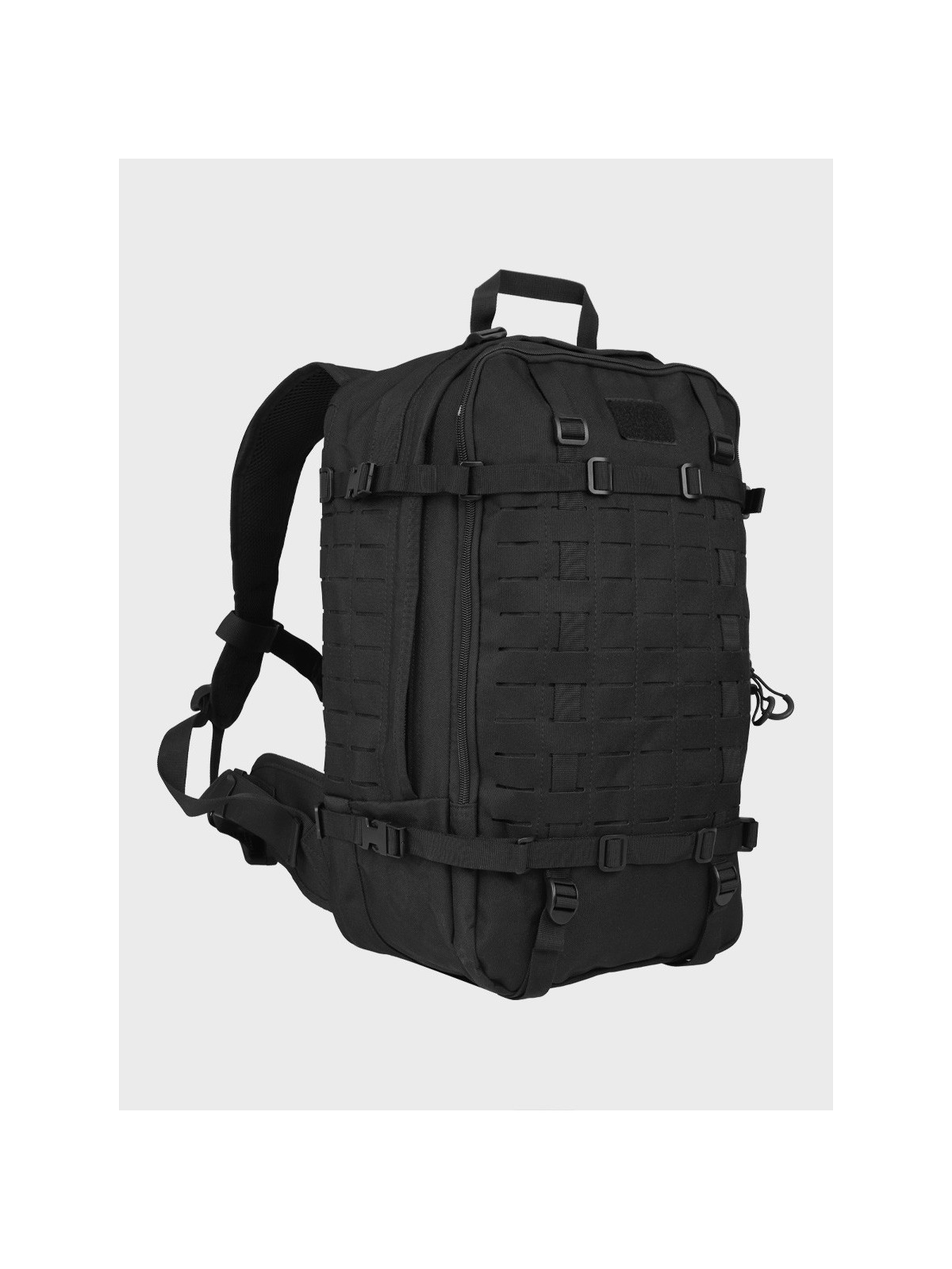 DOMINATOR URBAN COMBAT PLECAK WOJSKOWY TAKTYCZNY DEFENDER LASER CUT 45L CZARNY