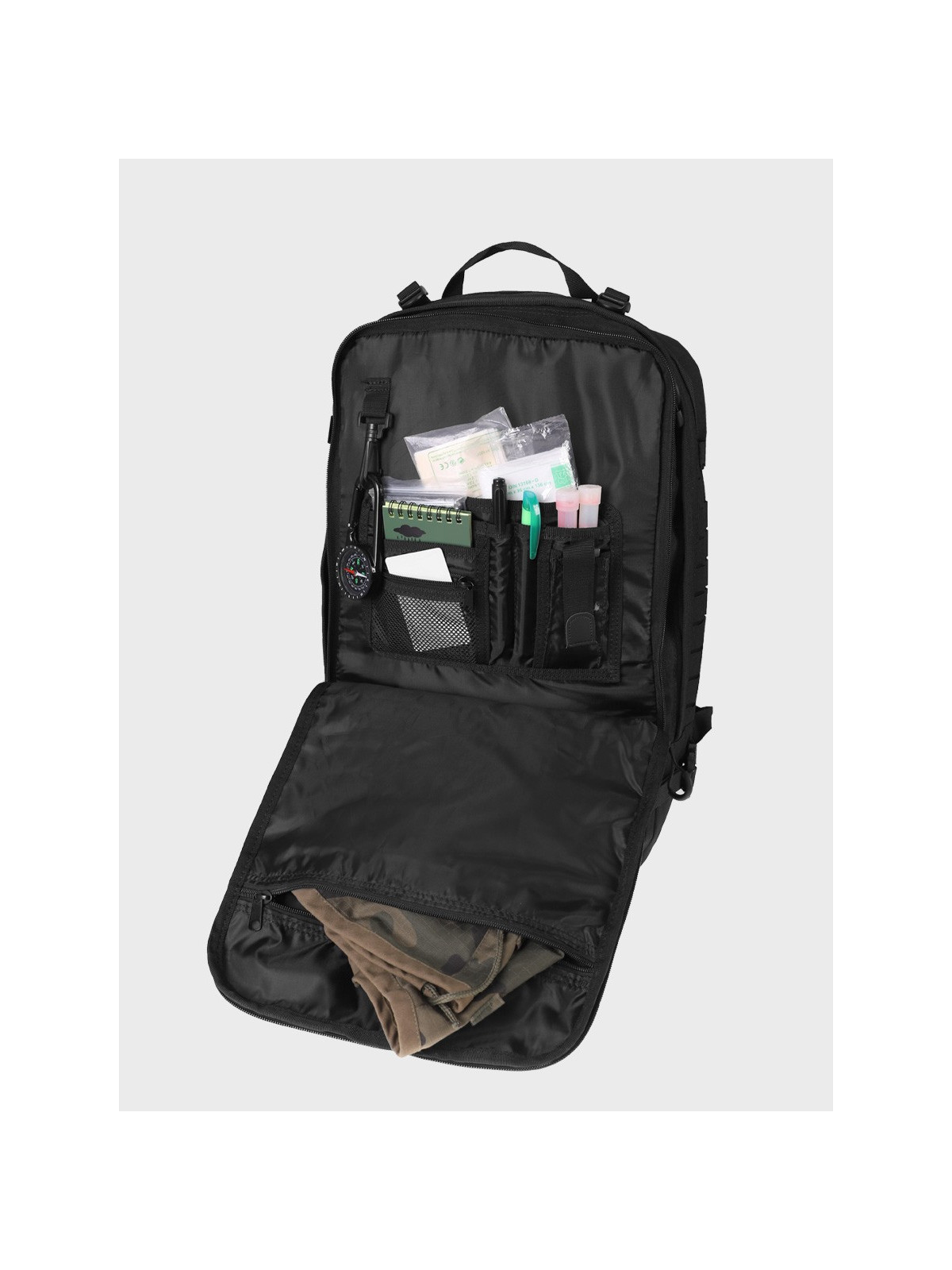 DOMINATOR URBAN COMBAT PLECAK WOJSKOWY TAKTYCZNY DEFENDER LASER CUT 45L CZARNY