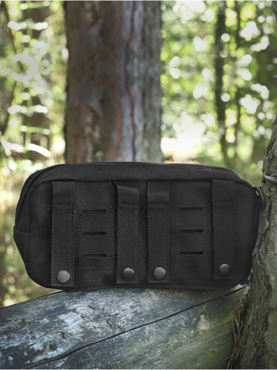 DOMINATOR URBAN COMBAT ŁADOWNICA POZIOMA CARGO MOLLE CZARNA