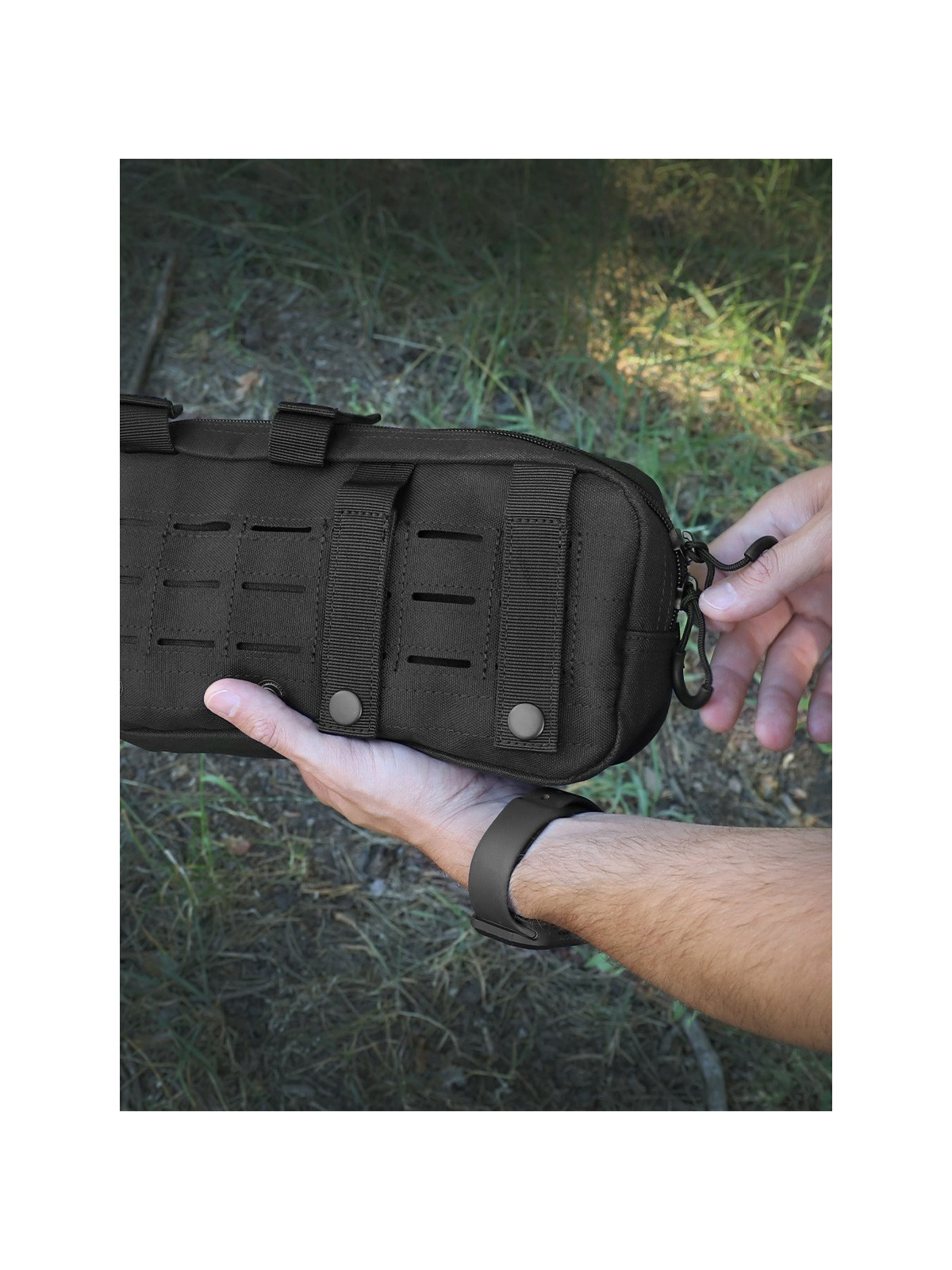 DOMINATOR URBAN COMBAT ŁADOWNICA POZIOMA CARGO MOLLE CZARNA