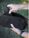 DOMINATOR URBAN COMBAT ŁADOWNICA POZIOMA CARGO MOLLE CZARNA