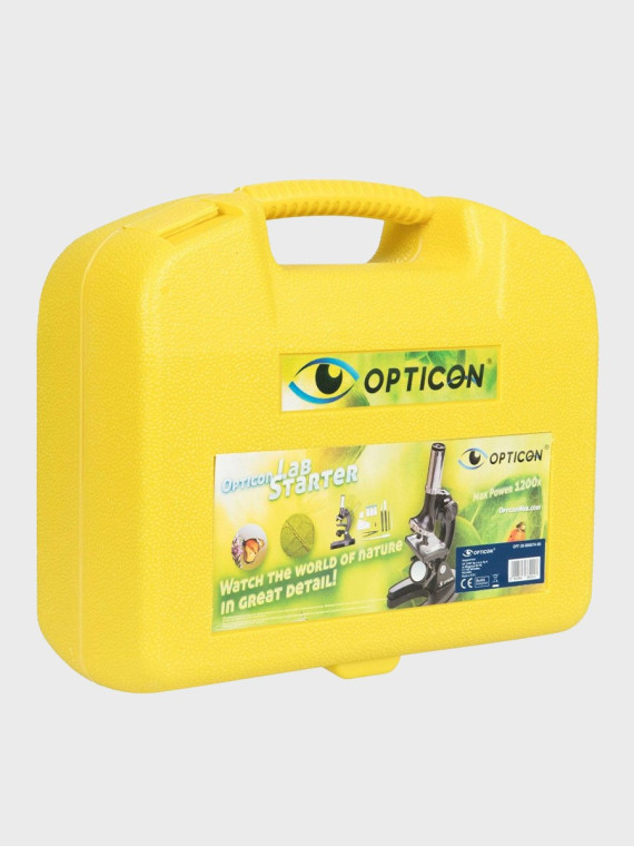 OPTICON Mikroskop Optyczny Lab Starter 300-1200x z podwójnym oświetleniem