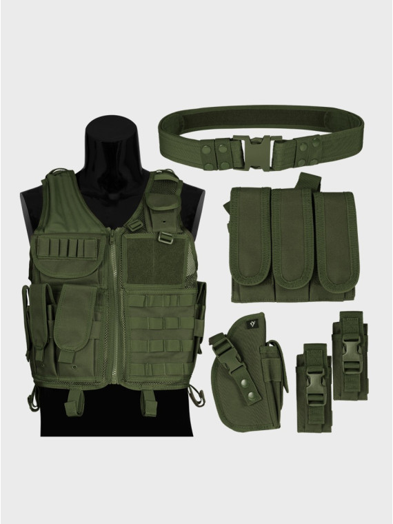 DOMINATOR URBAN COMBAT KAMIZELKA TAKTYCZNA HUZAR OLIWKOWA