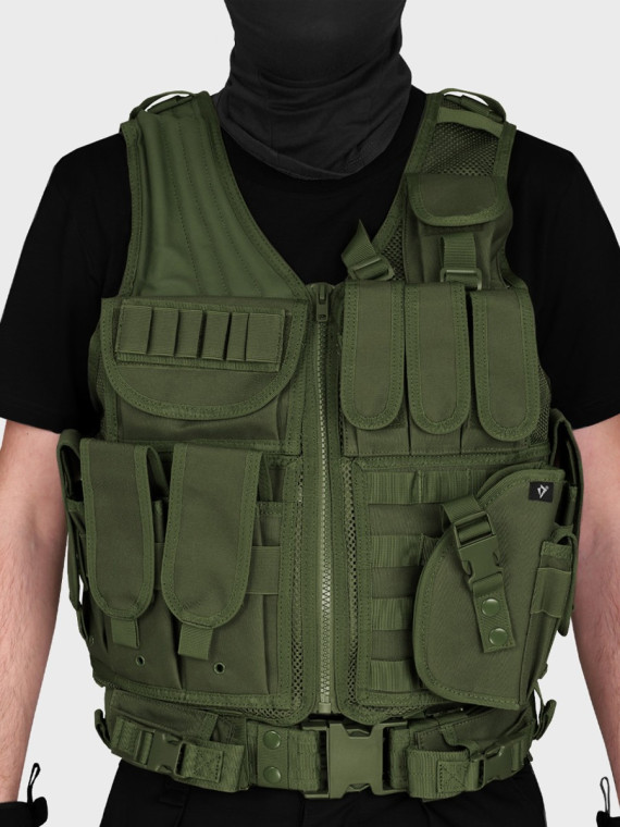 DOMINATOR URBAN COMBAT KAMIZELKA TAKTYCZNA HUZAR OLIWKOWA