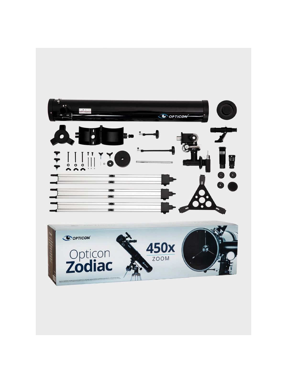 OPTICON Teleskop Zodiac 76F900EQ