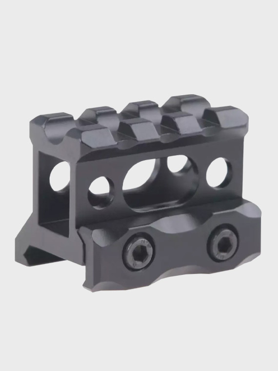 THETA OPTICS Wysoki montaż optyki RIS 22 Metalowy Czarny