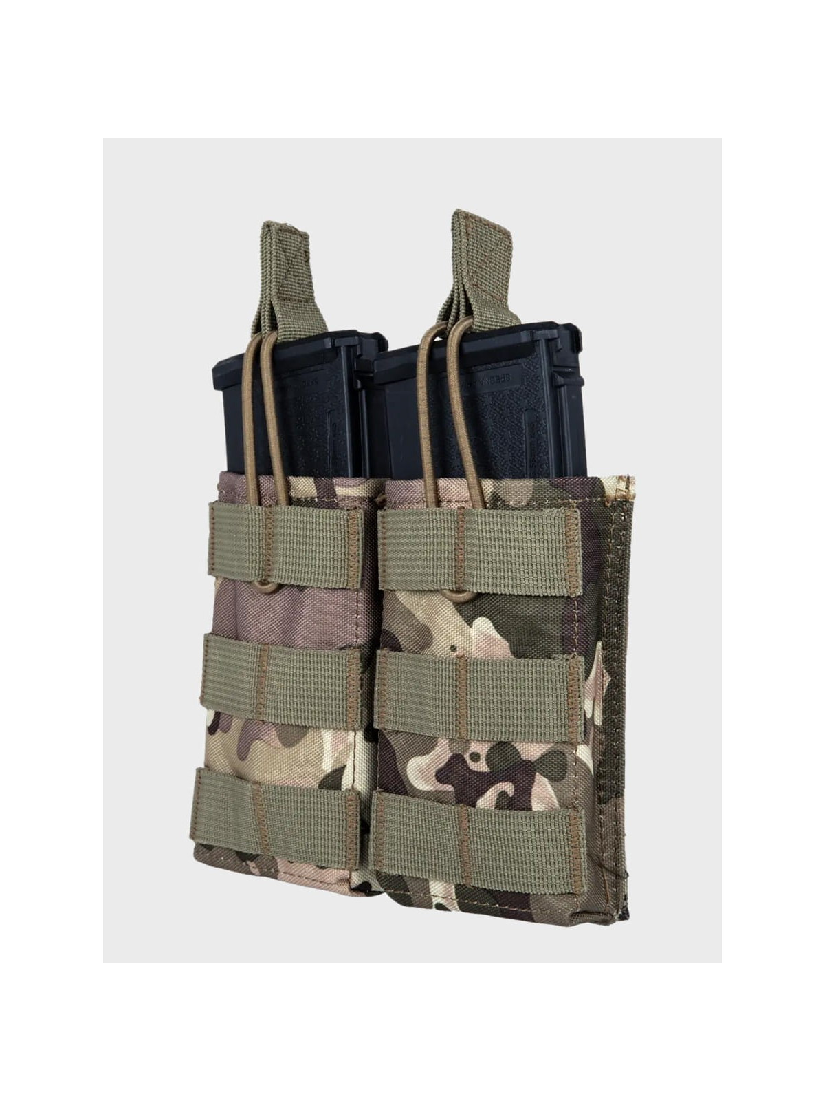 GFC TACTICAL Ładownica na 2 magazynki otwarta AK/M4/M16/GROT multicam