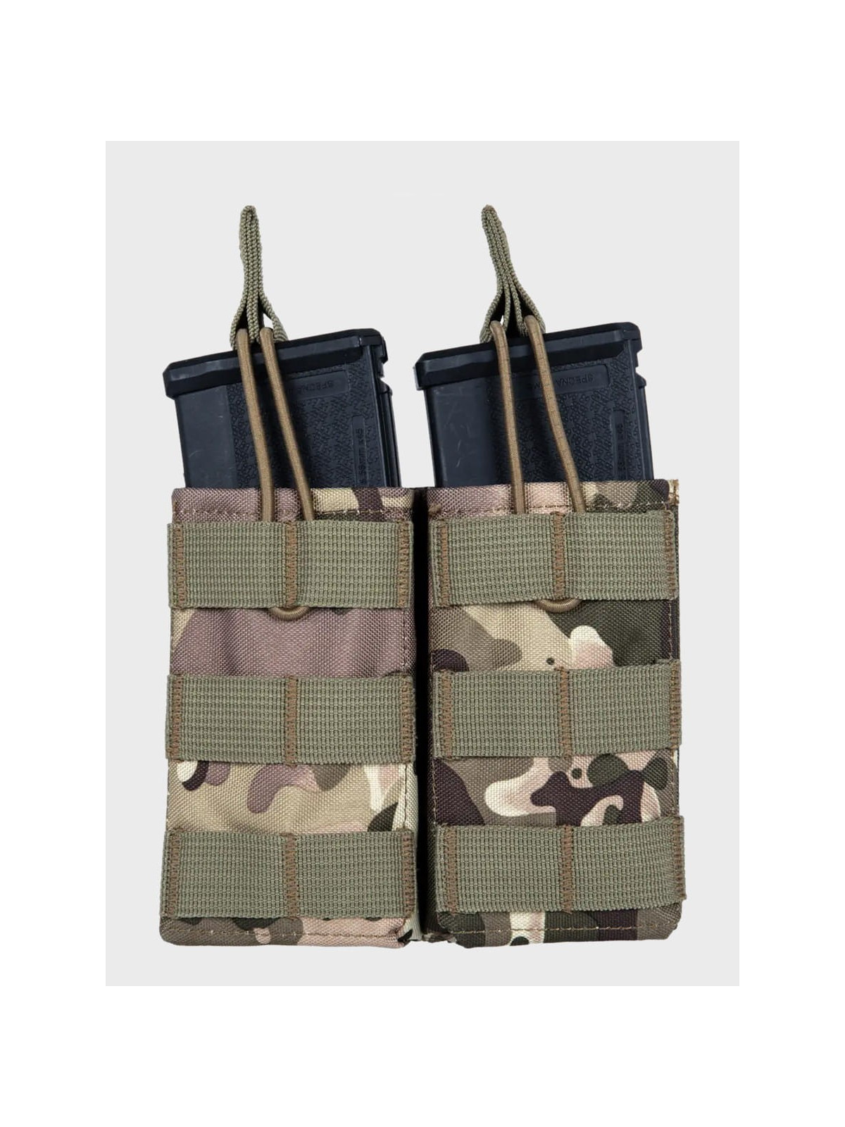GFC TACTICAL Ładownica na 2 magazynki otwarta AK/M4/M16/GROT multicam