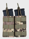 GFC TACTICAL Ładownica na 2 magazynki otwarta AK/M4/M16/GROT multicam