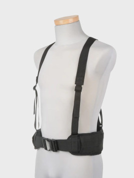 GFC TACTICAL PASOSZELKI TAKTYCZNE TYPU X PAS MOLLE CZARNE