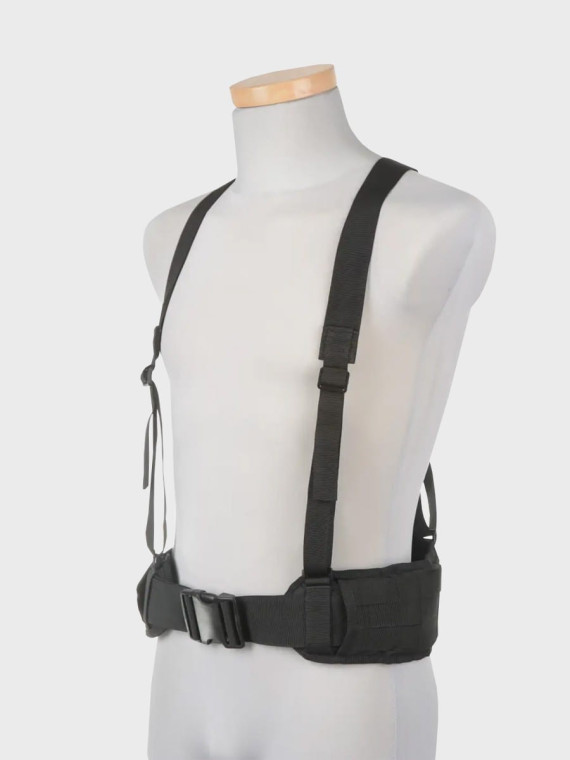 GFC TACTICAL PASOSZELKI TAKTYCZNE TYPU X PAS MOLLE CZARNE