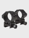 THETA OPTICS Dwuczęściowy Montaż Optyki 30mm na Szynę RIS Długi Niski Czarny