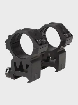 THETA OPTICS Dwuczęściowy Montaż Optyki 30mm na Szynę RIS Długi Wysoki Czarny