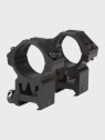 THETA OPTICS Dwuczęściowy Montaż Optyki 30mm na Szynę RIS Długi Wysoki Czarny