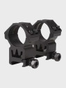 THETA OPTICS Dwuczęściowy Montaż Optyki 30mm na Szynę RIS Długi Wysoki Czarny