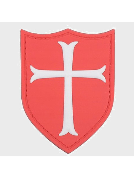 GFC TACTICAL NASZYWKA CRUSADERS CROSS KRZYŻ RZEP CZERWONA