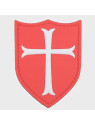 GFC TACTICAL NASZYWKA CRUSADERS CROSS KRZYŻ RZEP CZERWONA