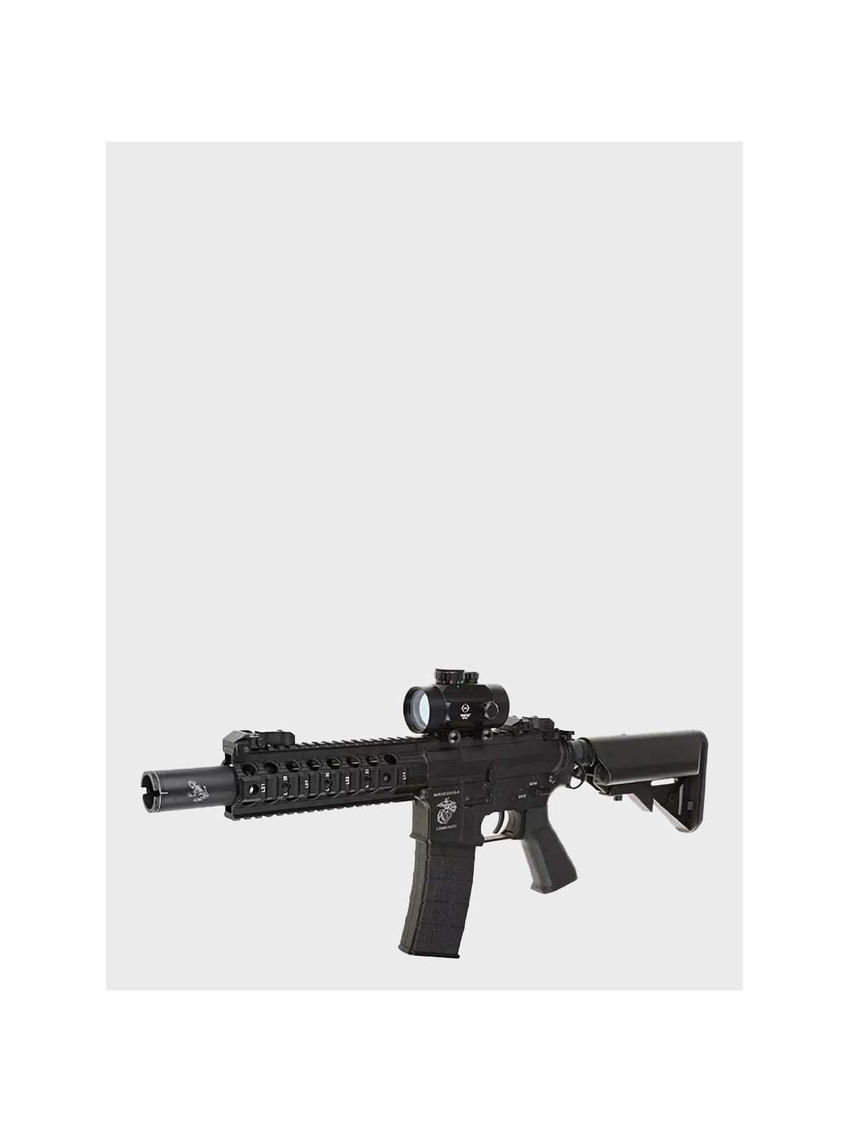 THETA OPTICS Replika celownika kolimatorowego Red Dot 1x40 do karabinka ASG czarna