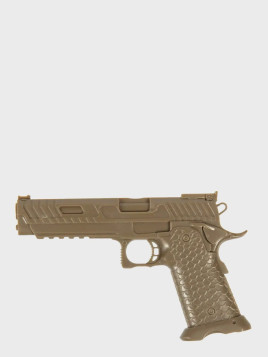 GFC TACTICAL NASZYWKA RZEP PISTOLET COLT 1911 TAN