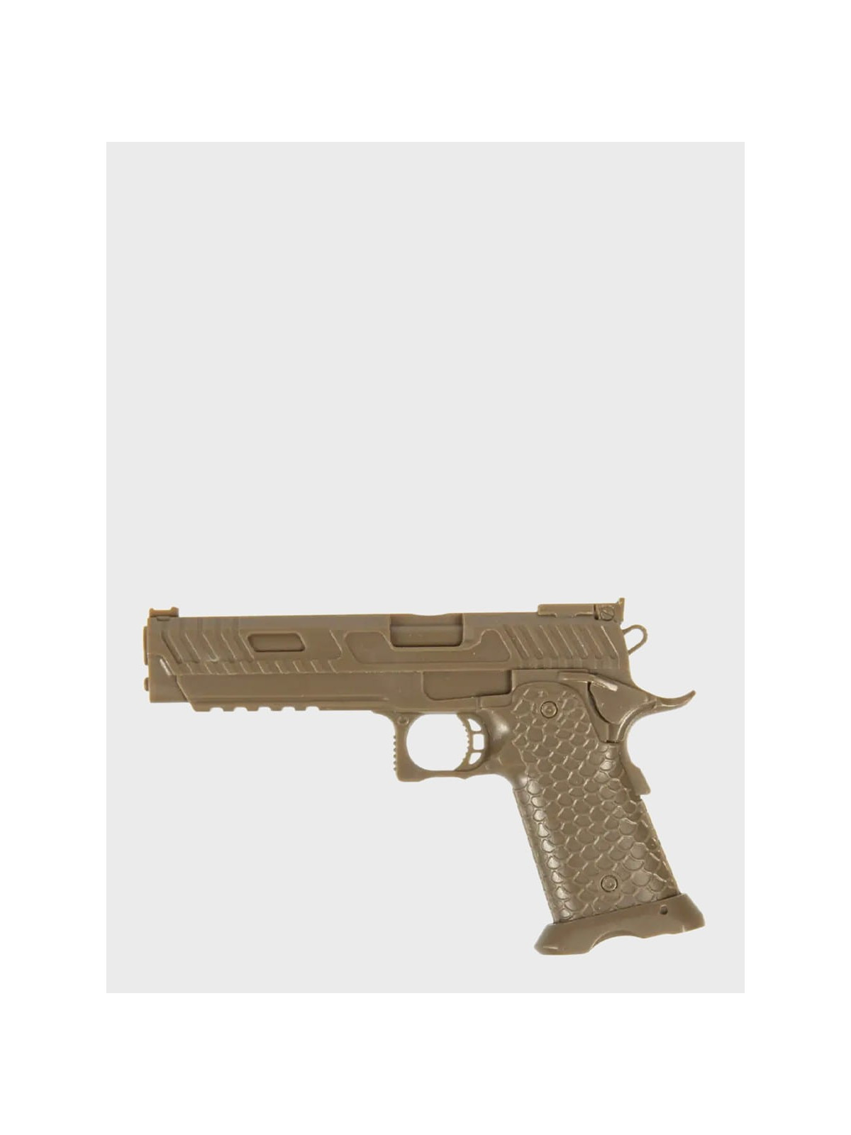 GFC TACTICAL NASZYWKA RZEP PISTOLET COLT 1911 TAN