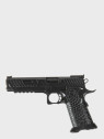GFC TACTICAL NASZYWKA RZEP PISTOLET COLT 1911 CZARNA SKÓRA