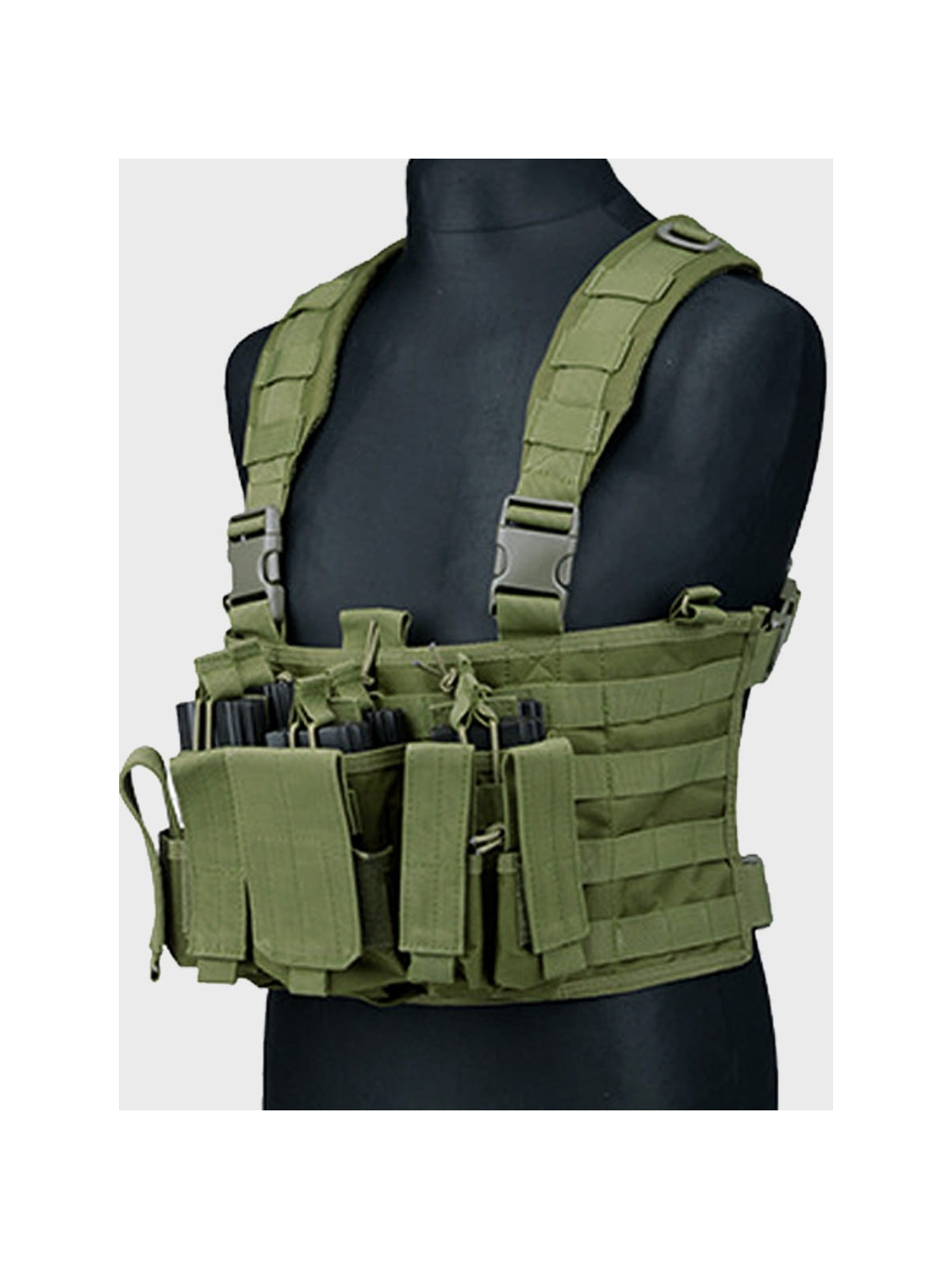 GFC TACTICAL KAMIZELKA TAKTYCZNA SCOUT CHEST RIG OLIWKOWA