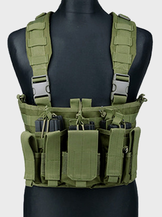 GFC TACTICAL KAMIZELKA TAKTYCZNA SCOUT CHEST RIG OLIWKOWA