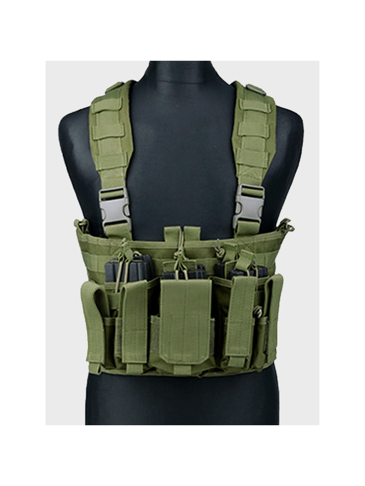 GFC TACTICAL KAMIZELKA TAKTYCZNA SCOUT CHEST RIG OLIWKOWA