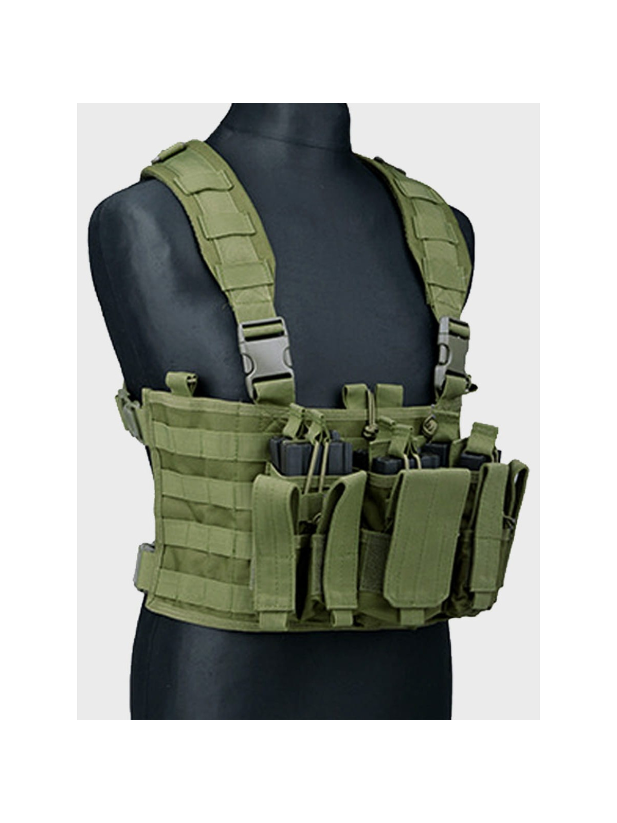 GFC TACTICAL KAMIZELKA TAKTYCZNA SCOUT CHEST RIG OLIWKOWA