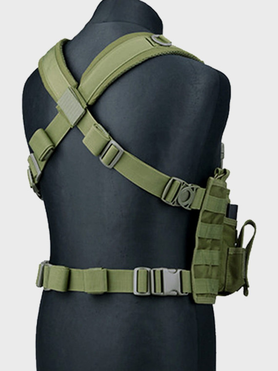 GFC TACTICAL KAMIZELKA TAKTYCZNA SCOUT CHEST RIG OLIWKOWA