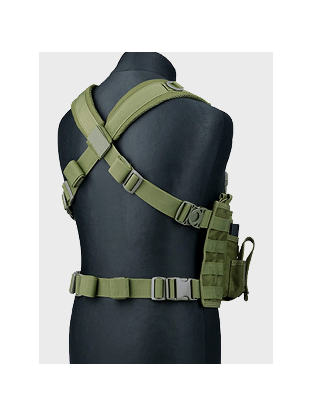 GFC TACTICAL KAMIZELKA TAKTYCZNA SCOUT CHEST RIG OLIWKOWA