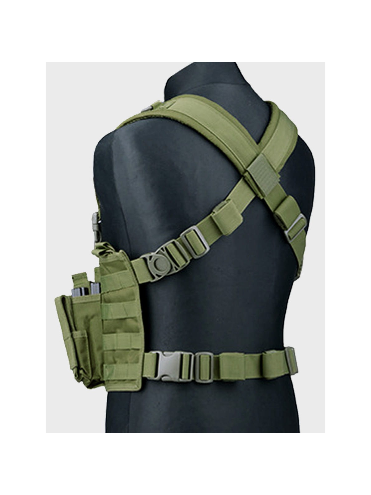 GFC TACTICAL KAMIZELKA TAKTYCZNA SCOUT CHEST RIG OLIWKOWA