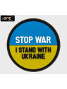 GFC TACTICAL NASZYWKA STOP WAR STAND WITH UKRAINE PVC RZEP