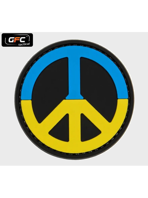 GFC TACTICAL NASZYWKA PEACE UA PVC RZEP