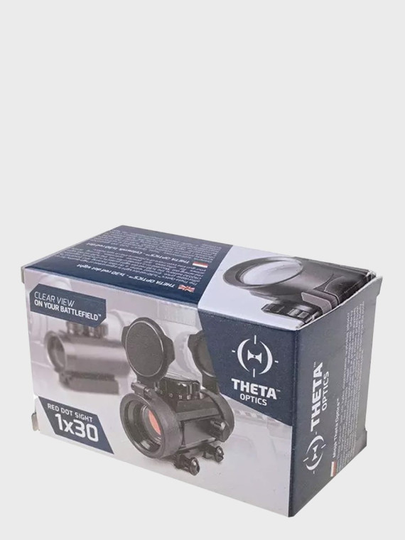 THETA OPTICS Replika celownika kolimatorowego Red Dot 1x30 do karabinka ASG czarna