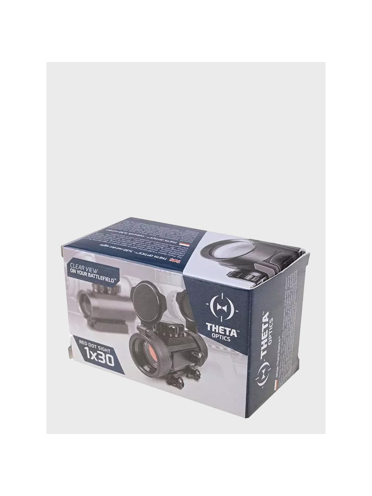 THETA OPTICS Replika celownika kolimatorowego Red Dot 1x30 do karabinka ASG czarna