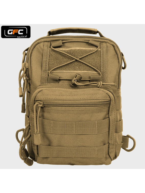 GFC TACTICAL PLECAK TAKTYCZNY NA JEDNO RAMIĘ TAN