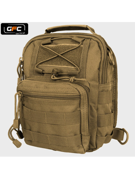 GFC TACTICAL PLECAK TAKTYCZNY NA JEDNO RAMIĘ TAN