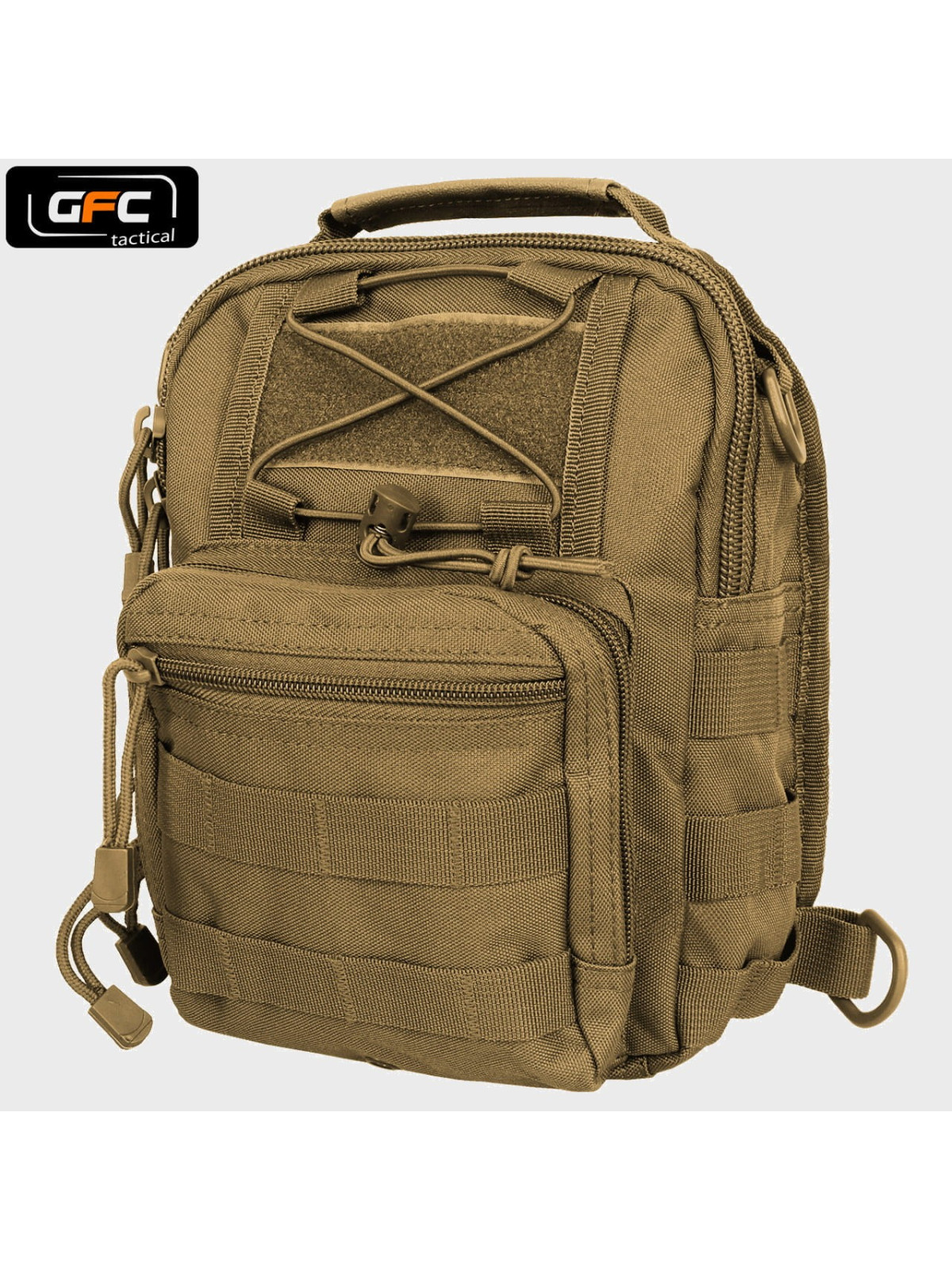 GFC TACTICAL PLECAK TAKTYCZNY NA JEDNO RAMIĘ TAN