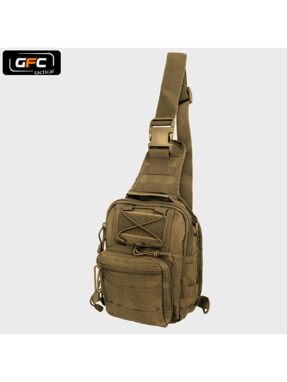 GFC TACTICAL PLECAK TAKTYCZNY NA JEDNO RAMIĘ TAN