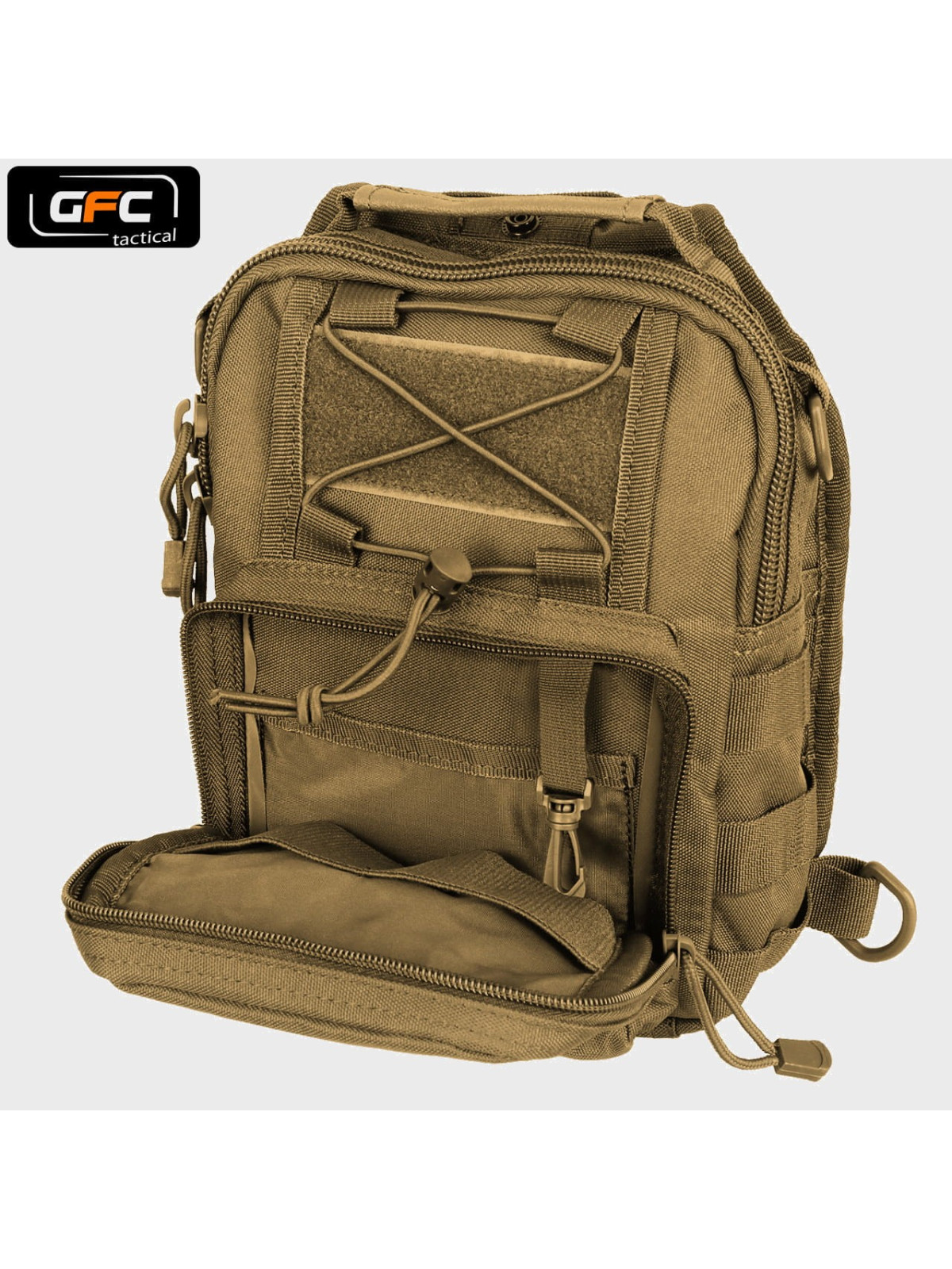 GFC TACTICAL PLECAK TAKTYCZNY NA JEDNO RAMIĘ TAN