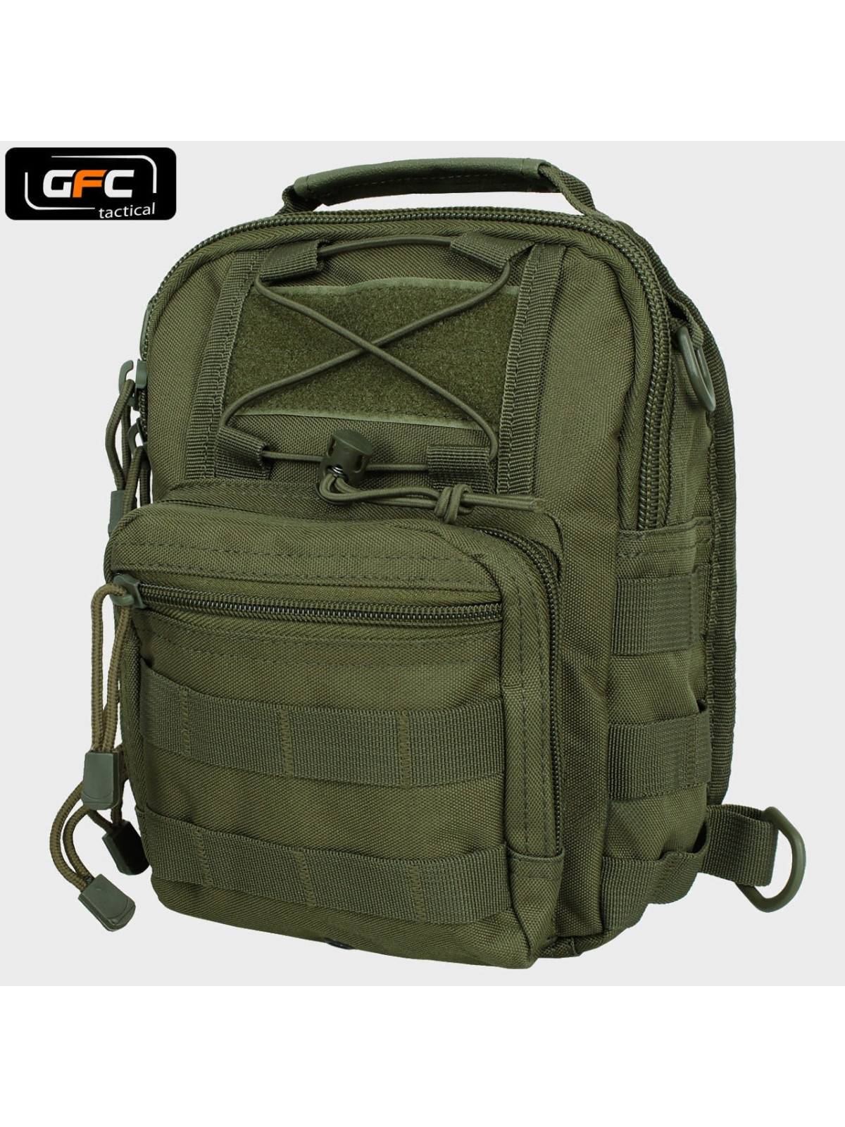 GFC TACTICAL PLECAK TAKTYCZNY NA JEDNO RAMIĘ OLIWKOWY