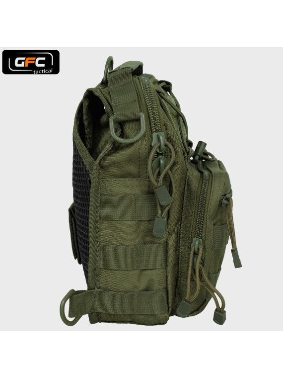 GFC TACTICAL PLECAK TAKTYCZNY NA JEDNO RAMIĘ OLIWKOWY