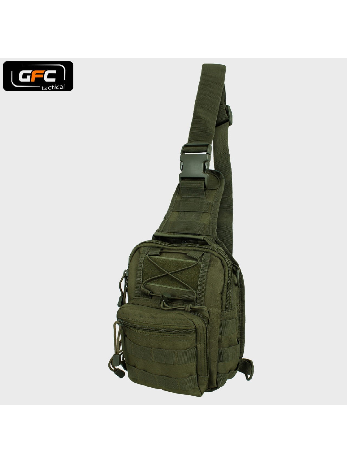 GFC TACTICAL PLECAK TAKTYCZNY NA JEDNO RAMIĘ OLIWKOWY