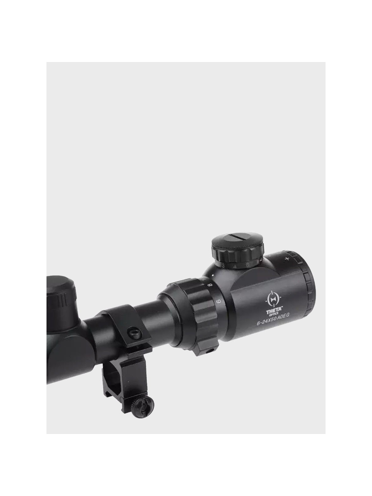 THETA OPTICS Luneta celownicza 6-24x50 AOEG celownik mil-dot do wiatrówki ASG