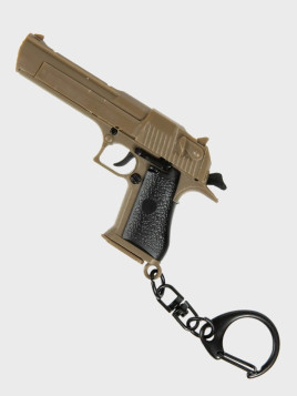 GFC TACTICAL BRELOK PISTOLET ZAWIESZKA FUNKCJONALNA BRĄZOWY/CZARNY