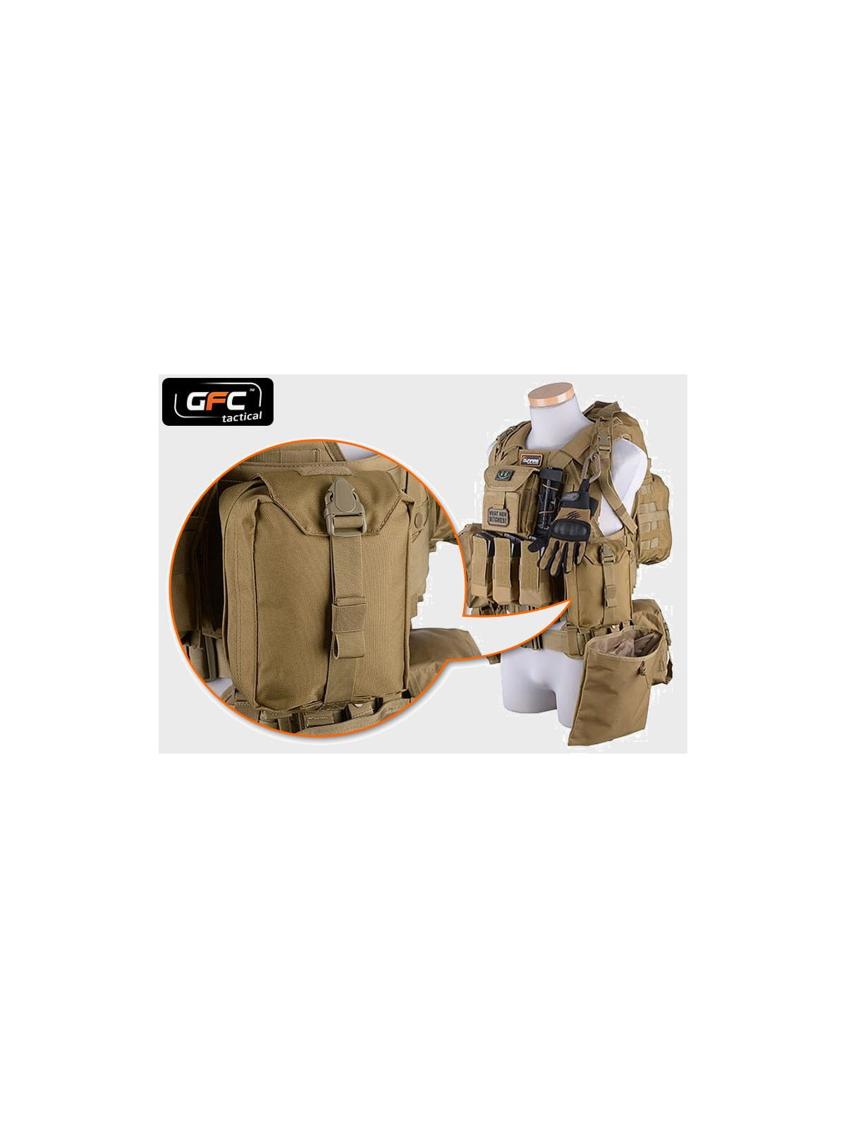 GFC TACTICAL APTECZKA ZRYWANA ŁADOWNICA EDC WZ.93