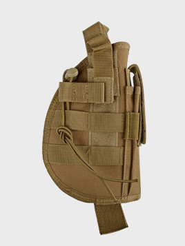 GFC TACTICAL Kabura uniwersalna z ładownicą na magazynek pistoletowy tan